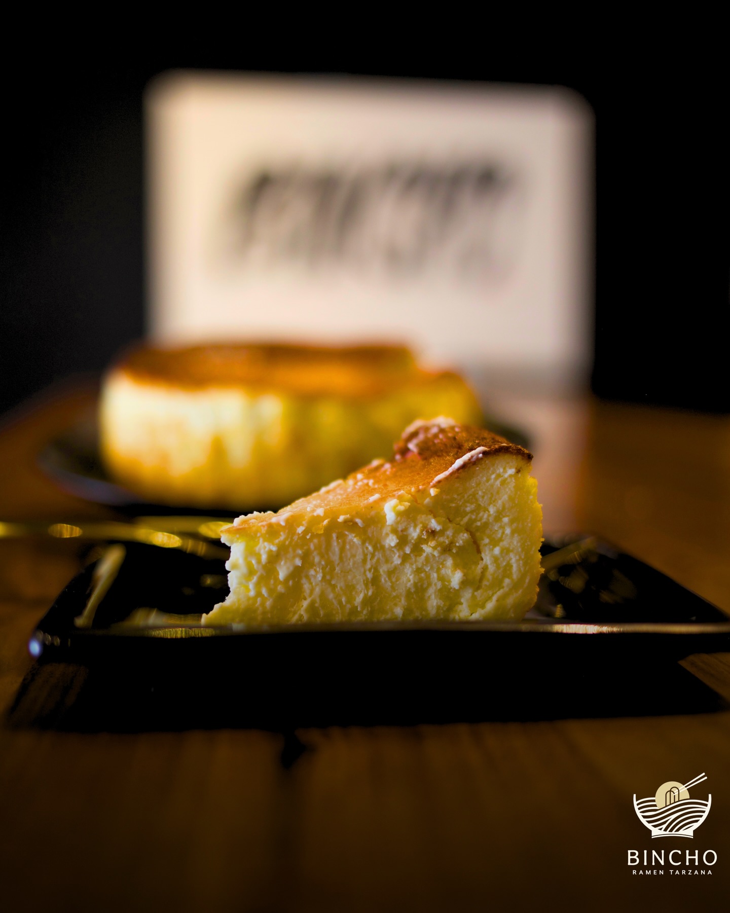 Basque-style cheesecake